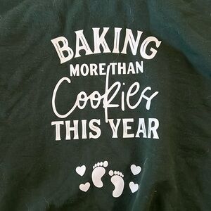 Christmas maternity sweatshirt